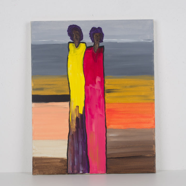 Schilderij 'Twee Stemmen' door JP Terryn