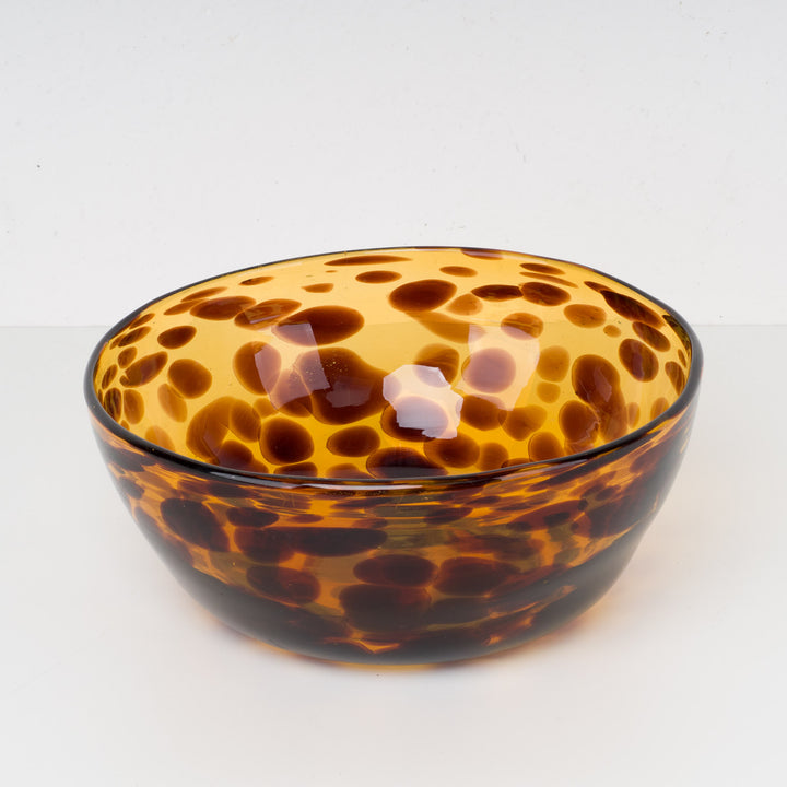 Large Mouth-blown Turtle Motif Bowl – Unique and Charming