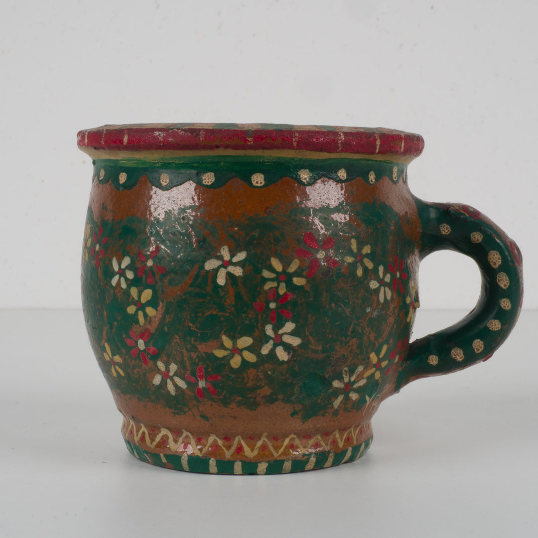 Hand-painted earthenware cup – 1954