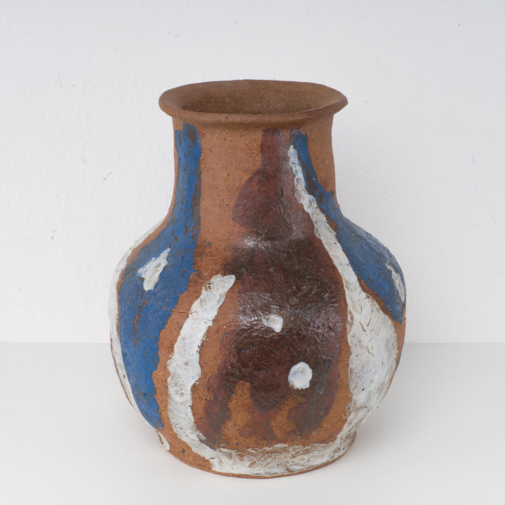 Large authentic terracotta vase from South America