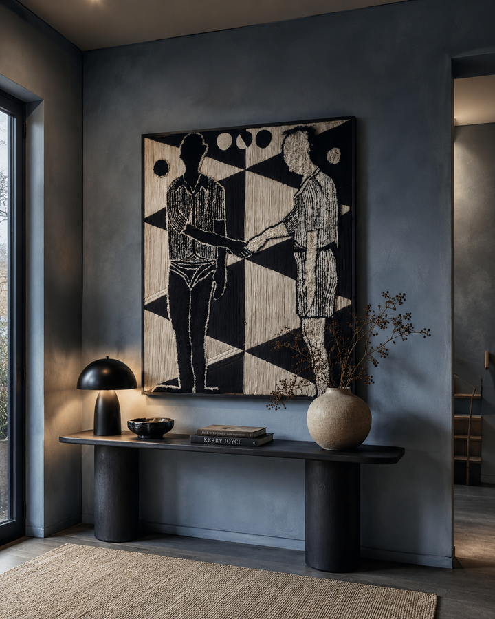 Kunstwerk 'Innerlijk contact' door Virginia Romana / 158,5x83x4 cm