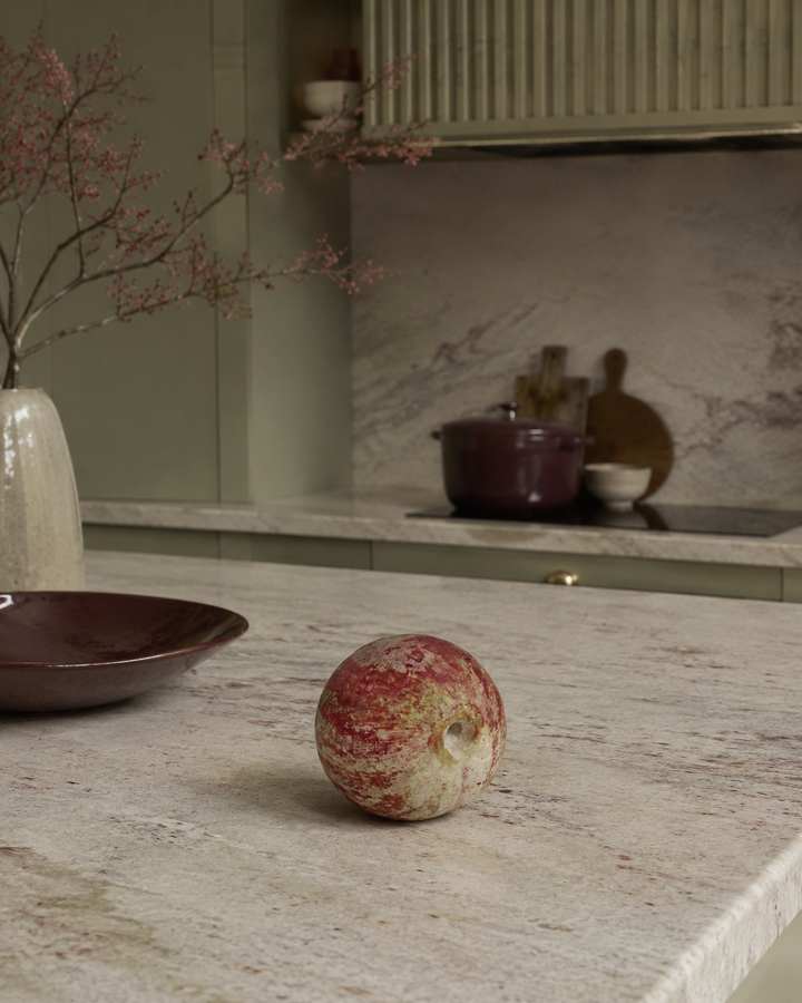 Beautiful authentic plum in stone 