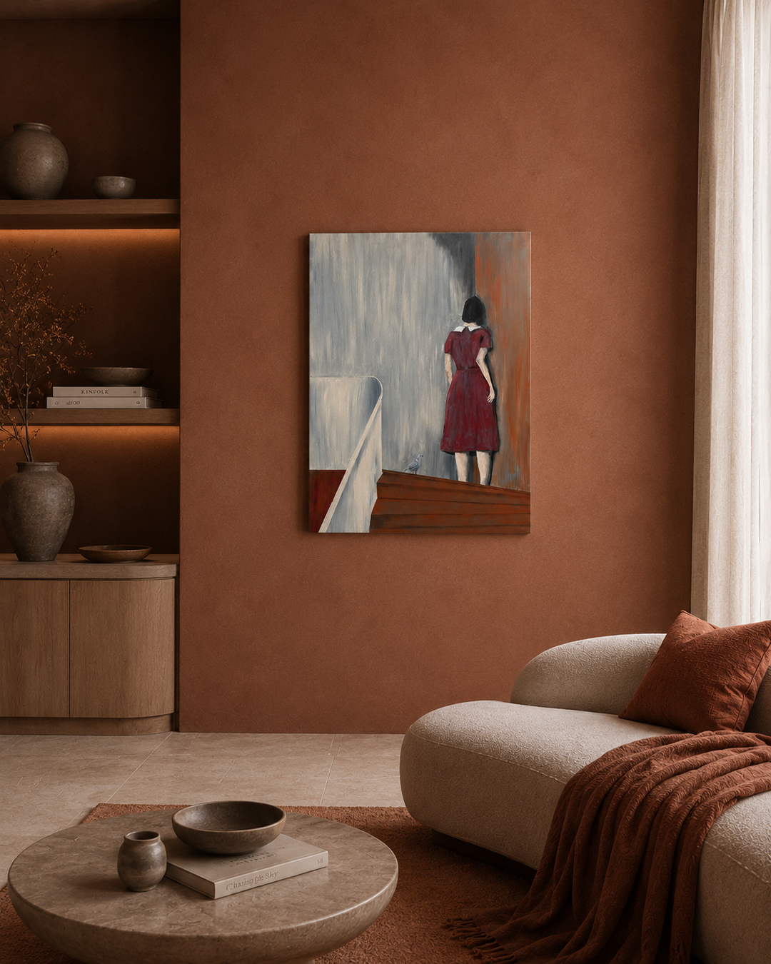 Schilderij "Silent Encounter" – 120 x 100 cm | Atelier S.