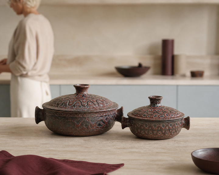 Ceramic set by Jean Austruy Vallauris