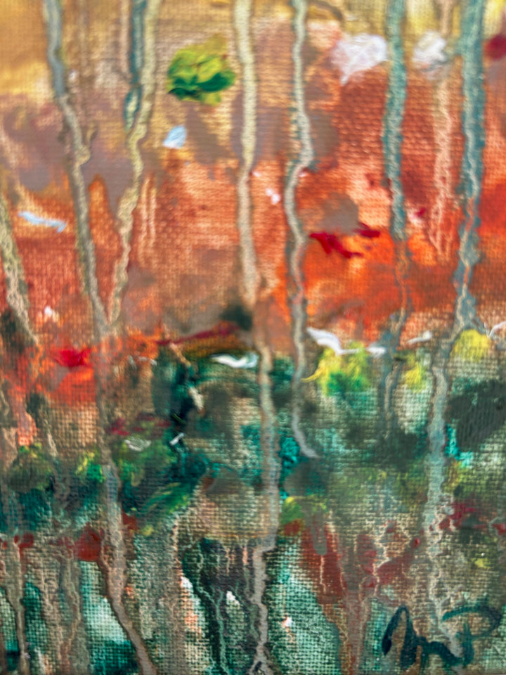 Schilderij Gumea – een landschap dat zachtjes wegvloeit