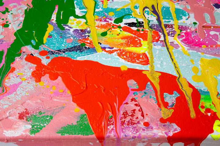 Hedendaags schilderij 'Distraction Fun 1' door Marc Rubenska