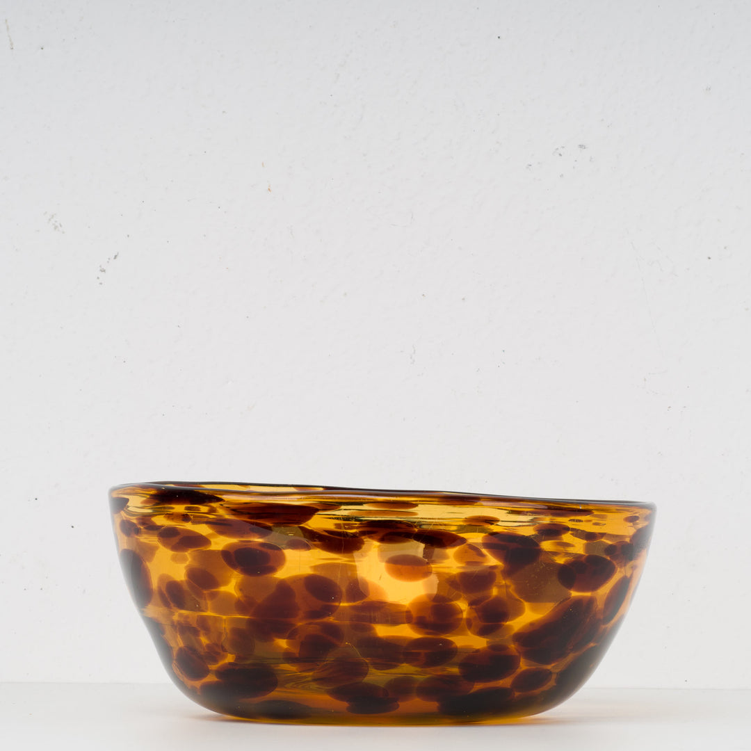 Large Mouth-blown Turtle Motif Bowl – Unique and Charming