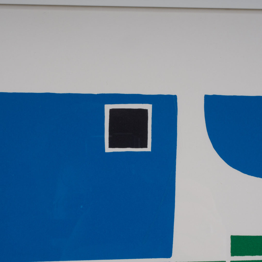 Lithografie 'Compositie in Evenwicht' door Ed Cafmeyer