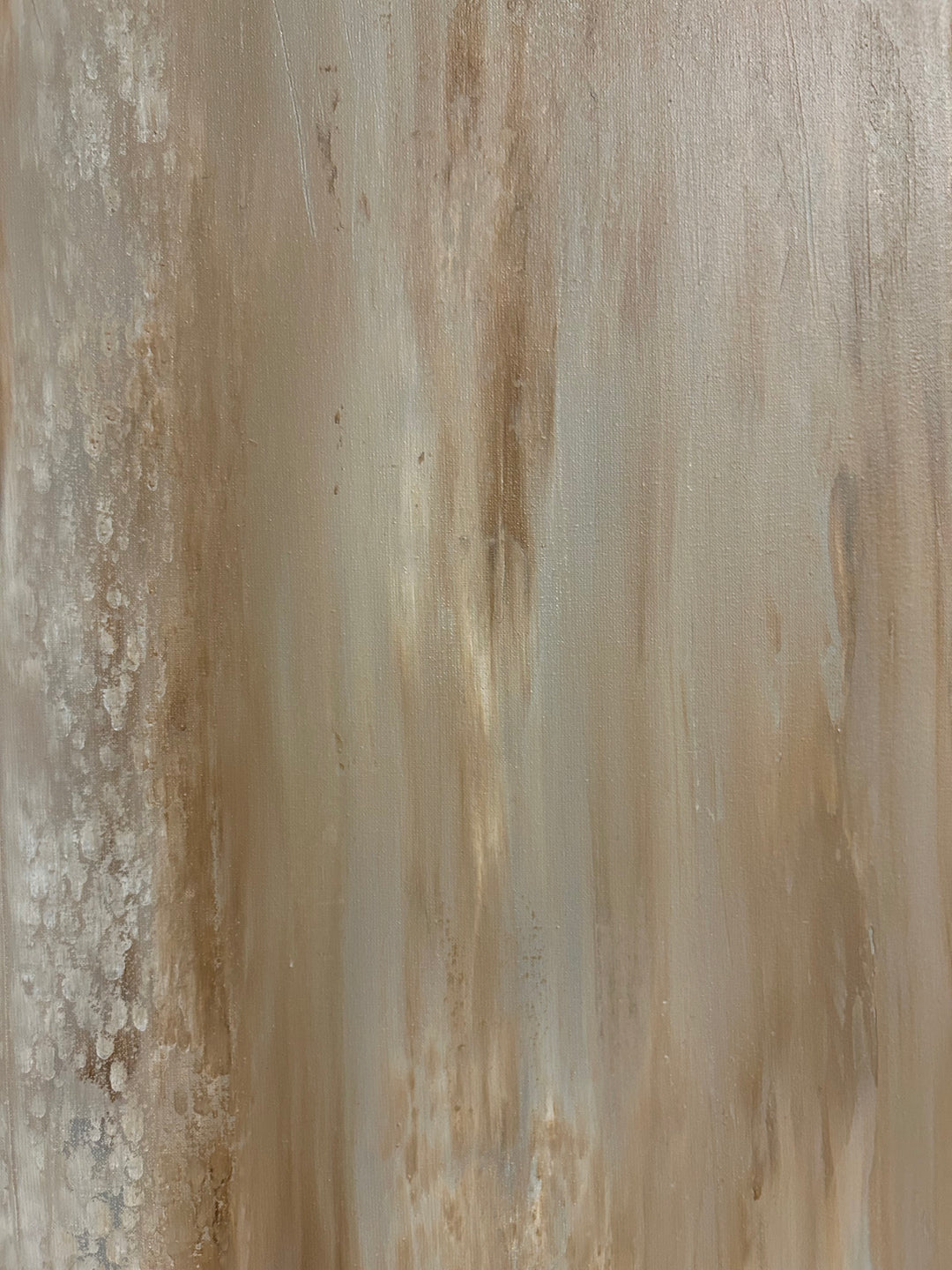 Schilderij "Stilte tussen twee momenten - La Résonance" – 80 x 60 x 4 cm