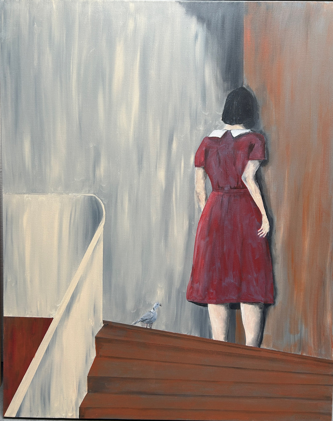 Schilderij "Silent Encounter" – 120 x 100 cm | Atelier S.
