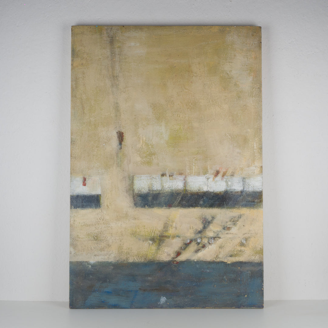 Modern Abstract Schilderij op Hout – 73 x 107 x 4 cm