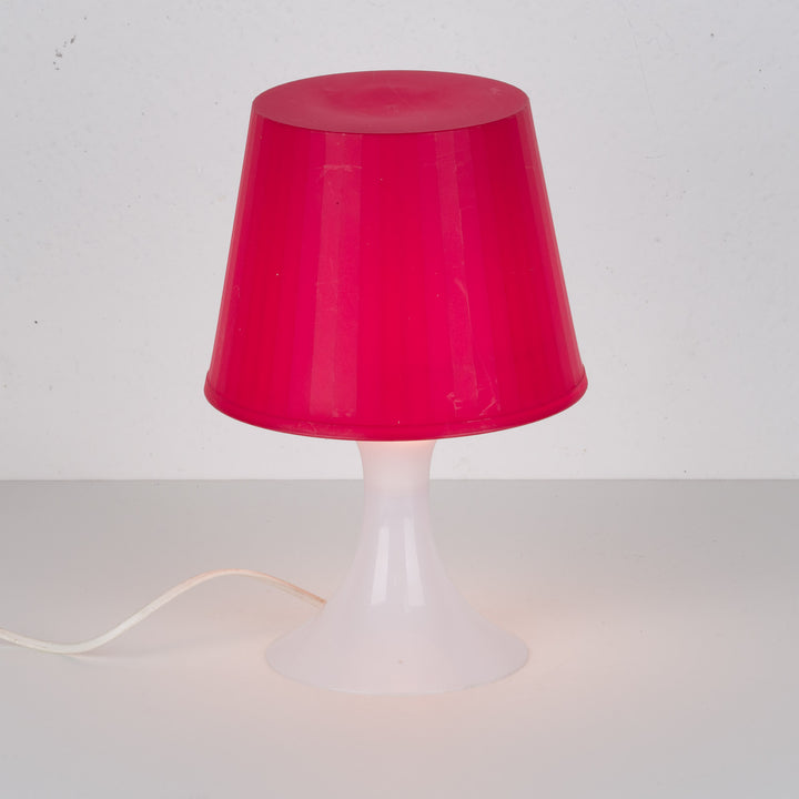 Modern lamp in a red color - made in Hungary