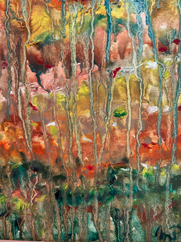 Schilderij Gumea – een landschap dat zachtjes wegvloeit