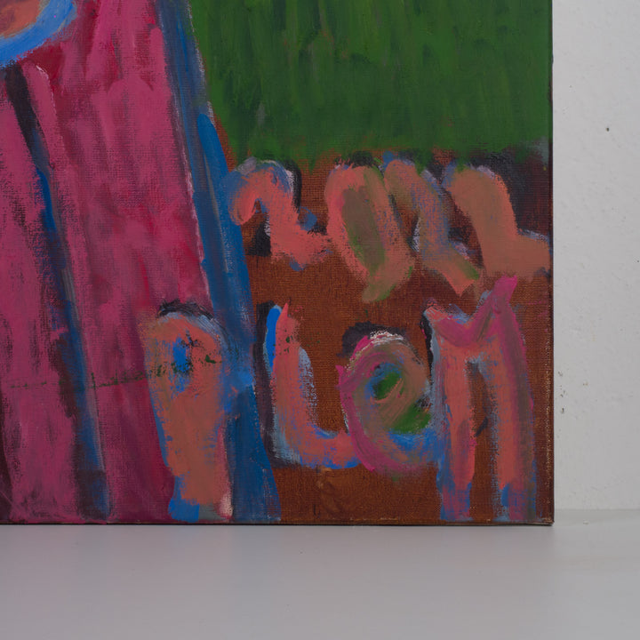 Expressief Portret door Piet Lemahieu – 108 × 138 × 2,5 cm