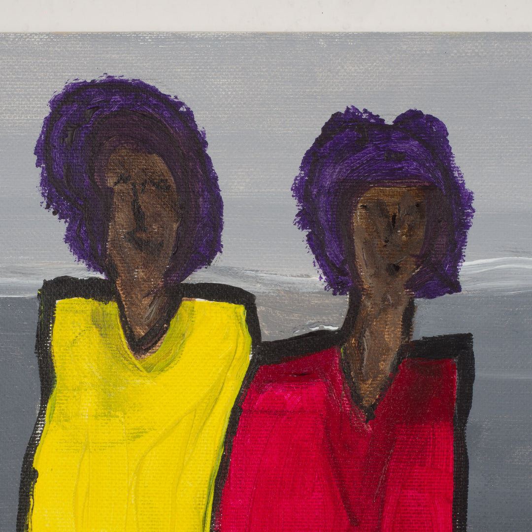 Schilderij 'Twee Stemmen' door JP Terryn