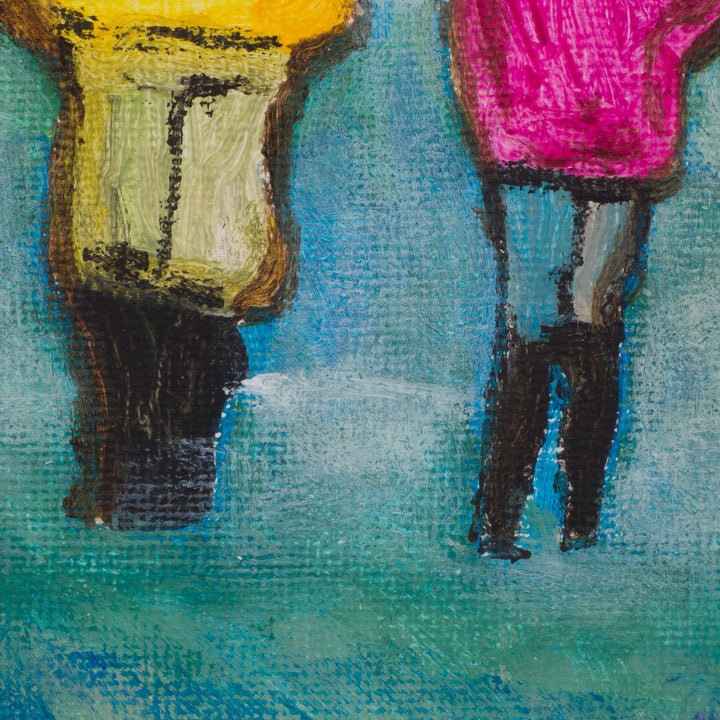 Schilderijtje Samen onderweg door JP Terryn