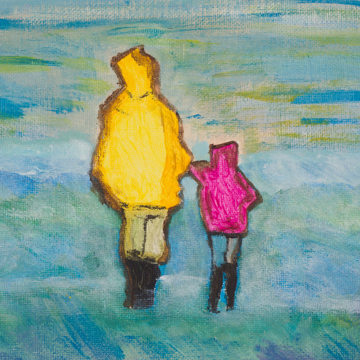 Schilderijtje Samen onderweg door JP Terryn