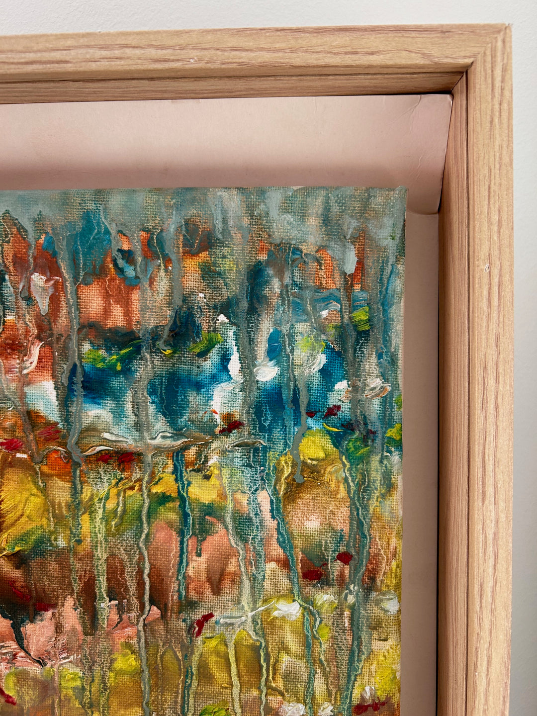 Schilderij Gumea – een landschap dat zachtjes wegvloeit