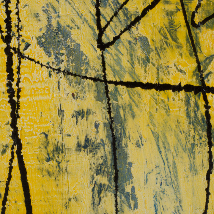 Hedendaags abstract schilderij – Linda Hosten - 31,5 x 25,5 x 3,5 cm