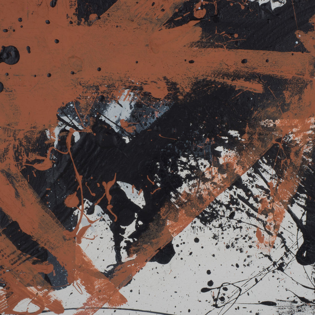 Groot Abstract Expressionistisch Schilderij op Paneel – 95 × 87 × 1,5 cm