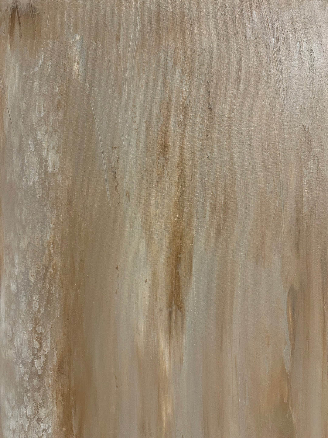 Schilderij "Stilte tussen twee momenten - La Résonance" – 80 x 60 x 4 cm