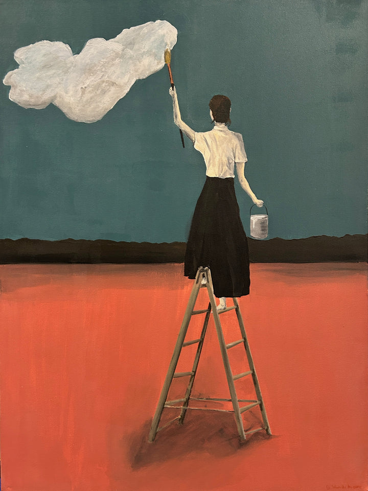 Schilderij "Schilder van Dromen" – 60 × 80 × 4 cm – Atelier S.