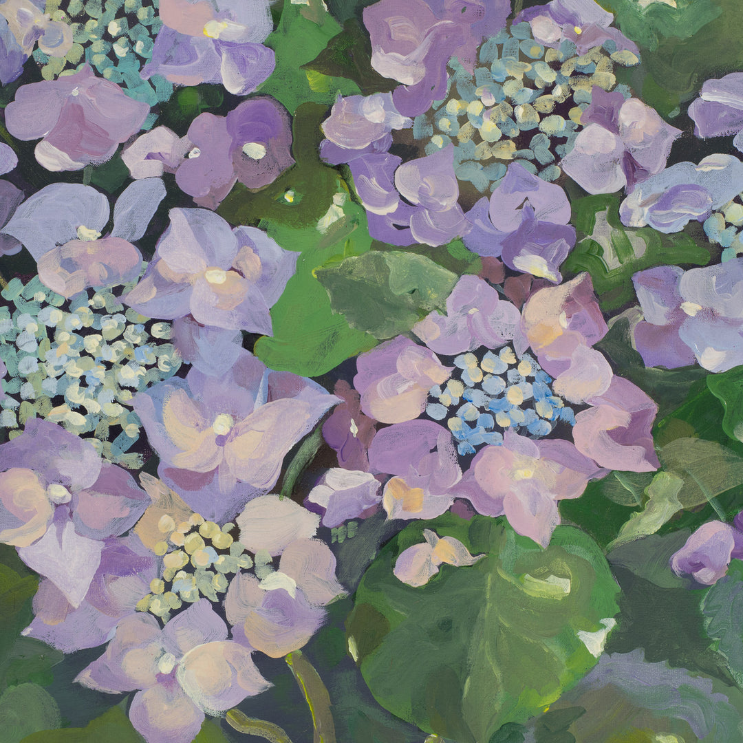 'Les Hydrangeas' by Ghislaine Deschuyteneer