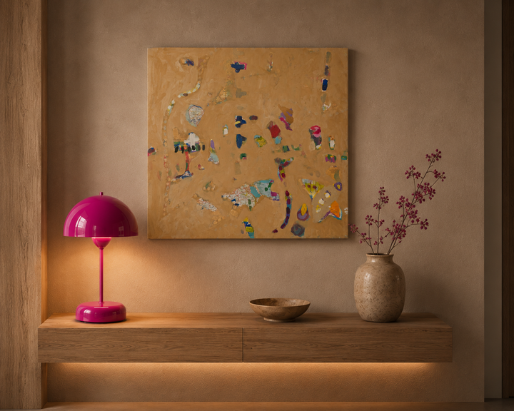 Hedendaags Schilderij – Virginie Borsani (2006) / 80 x 81 x 3 cm