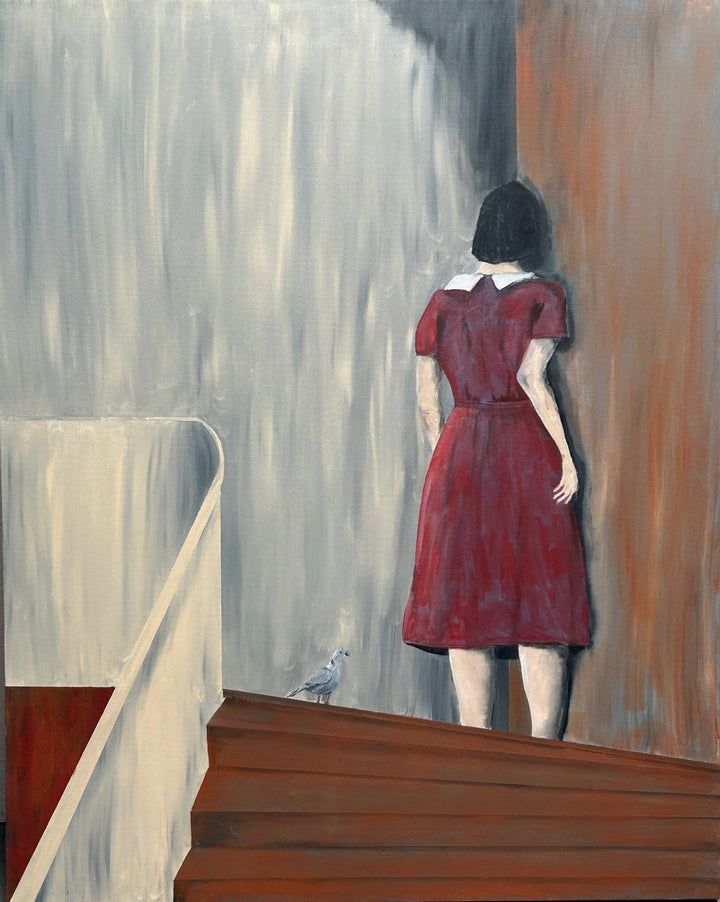 Schilderij "Silent Encounter" – 120 x 100 cm | Atelier S.