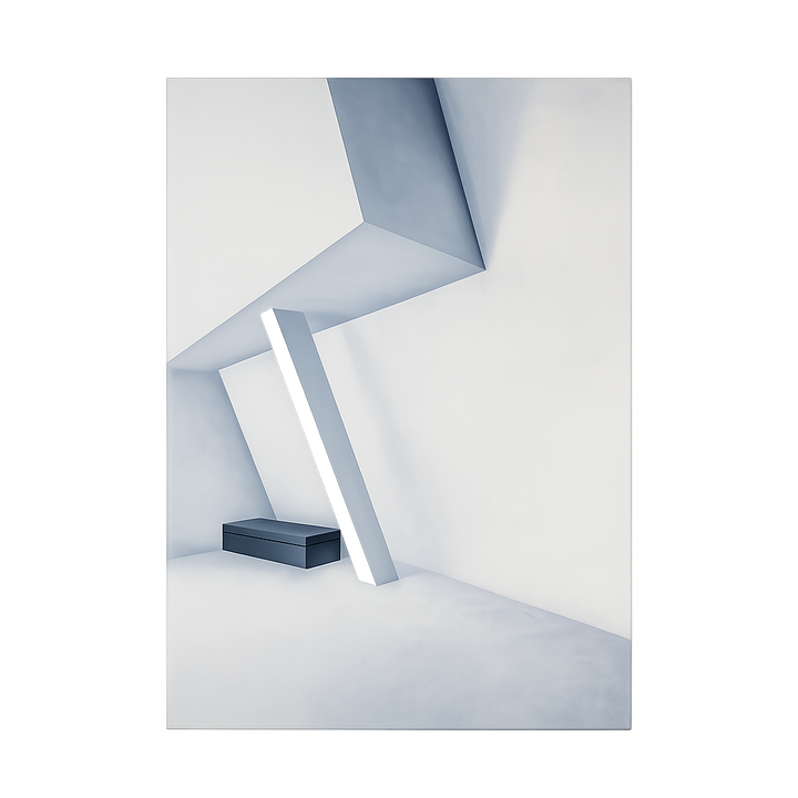 Schilderij “Architectural Silence 6” – Minimalistische architecturale rust | Monique Coppieters