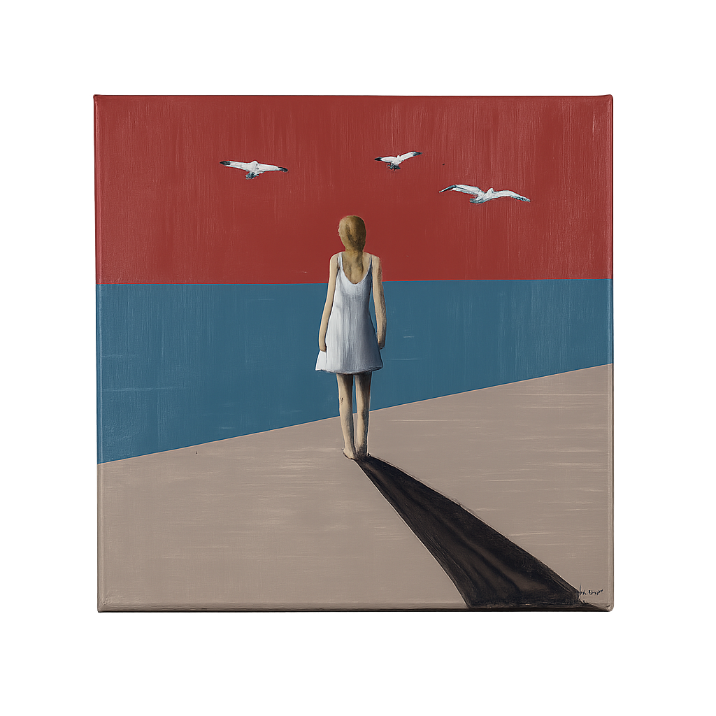 Contemporary painting 'Quand la marée monte' – by Atelier S.