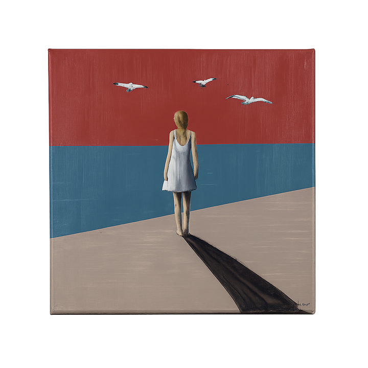 Contemporary painting 'Quand la marée monte' – by Atelier S.