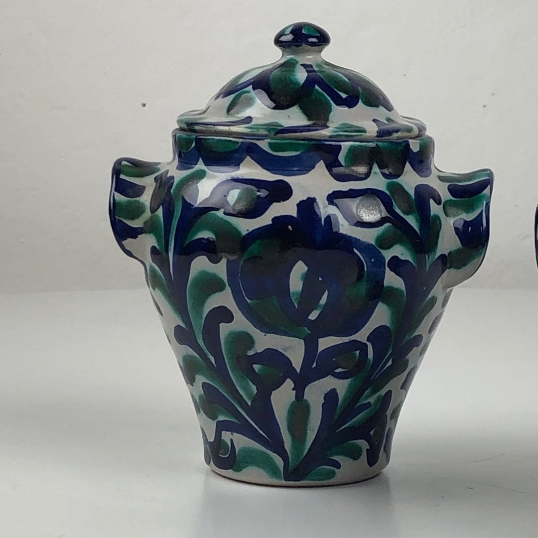 zijn Premier Dakraam 2 Zuiderse keramische decoratieve potjes – De Tuin Der Kunsten
