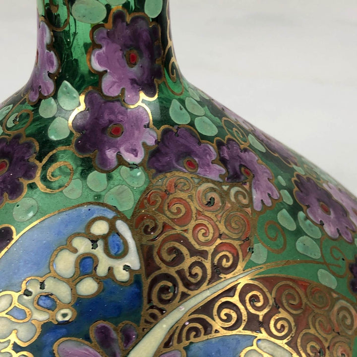 After an Art Nouveau example - glass Spanish vase