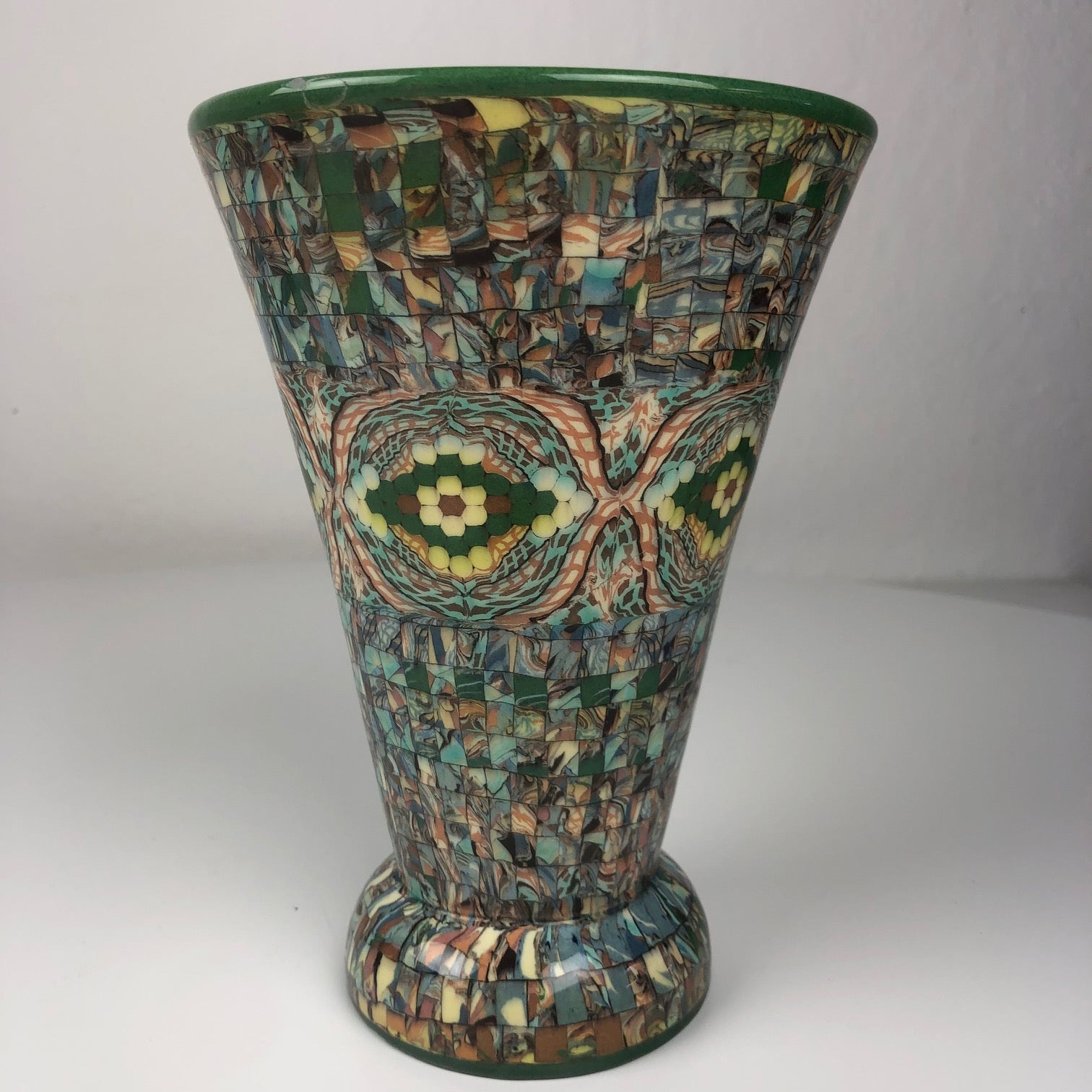 A French Vallauris pottery mosaic vase by Gerbino – De Tuin