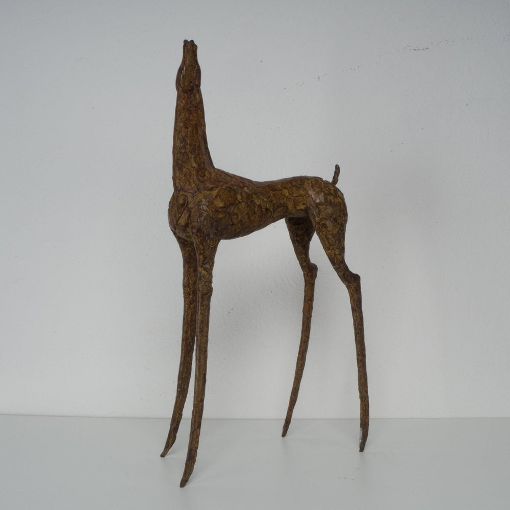 Greyhound in brons - De Tuin Der Kunsten