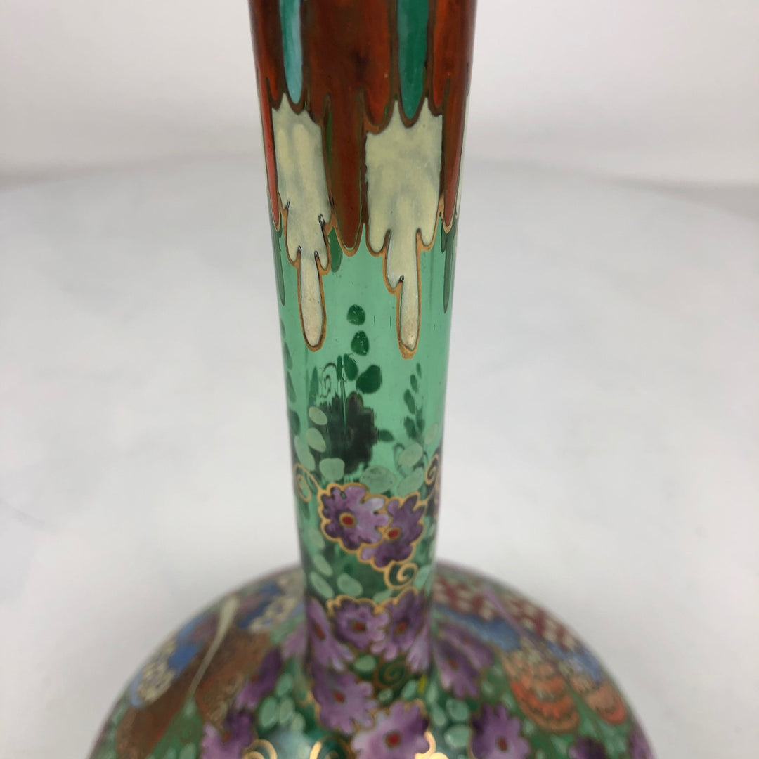 After an Art Nouveau example - glass Spanish vase