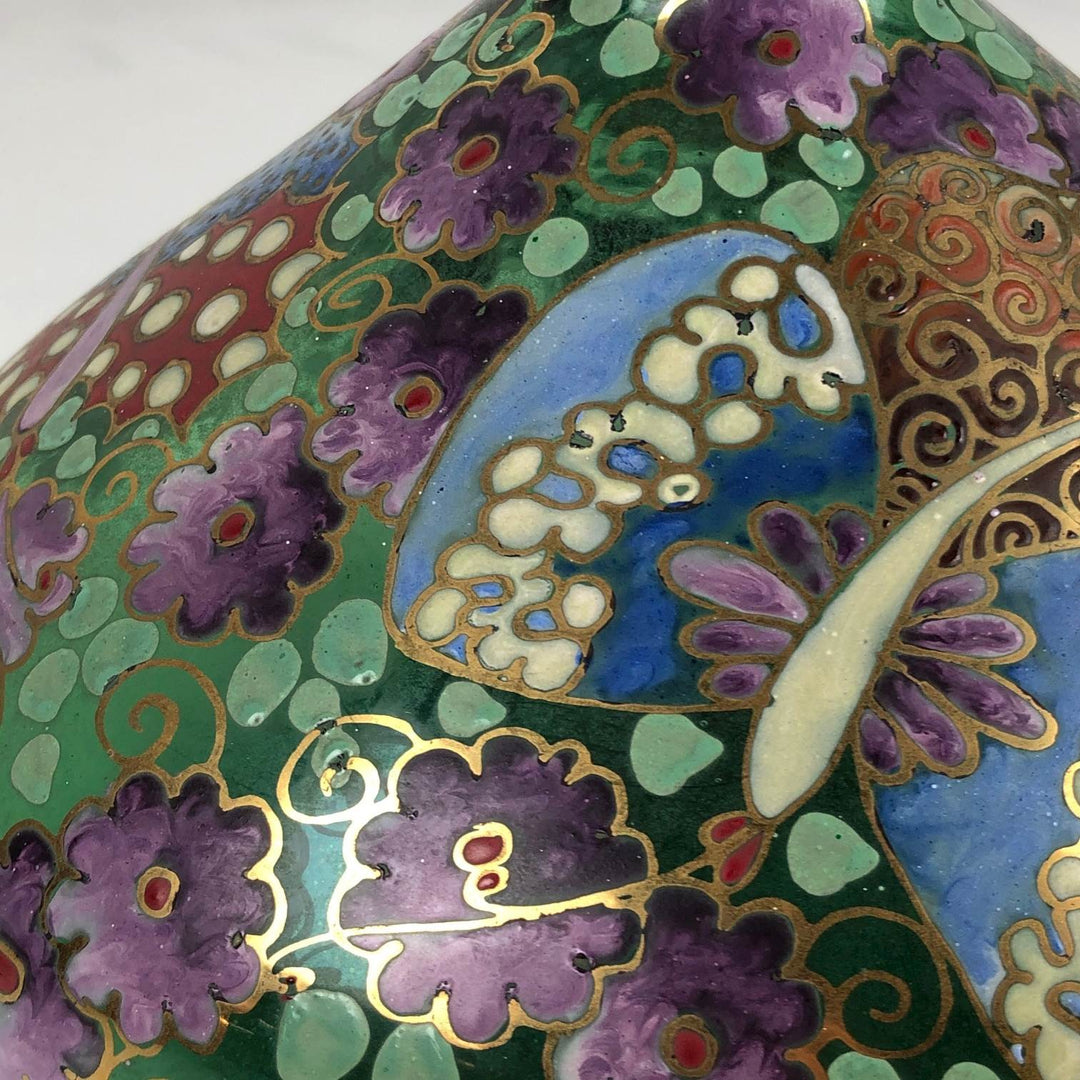 After an Art Nouveau example - glass Spanish vase